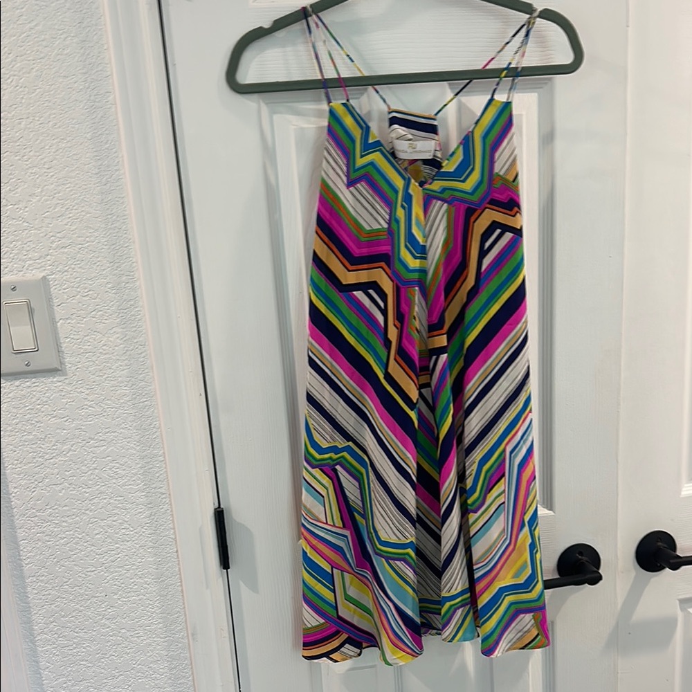 Colorful Striped Spaghetti Strap Dress